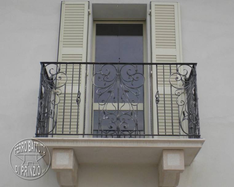 Balconata in ferro battuto