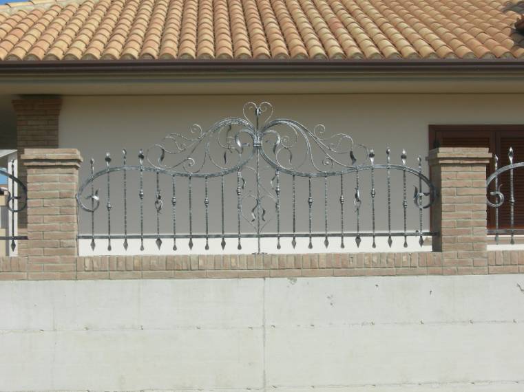 Recinzione in ferro battuto