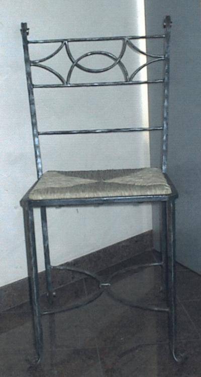 Sedia in ferro battuto 