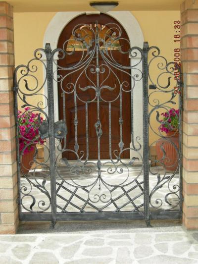 Cancello in ferro battuto