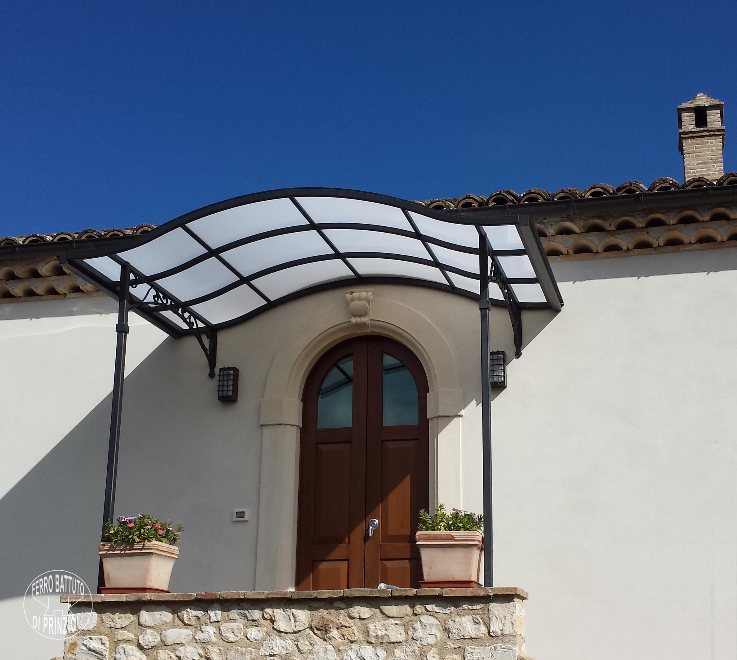 Tettoie: Tettoie in ferro battuto, tettoia per terrazzo, tettoia per